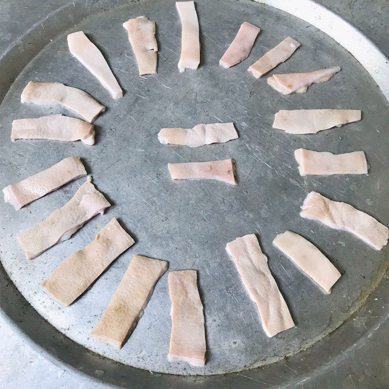 Step 2 Drying the Pork Skin Fried Pork Skin with Fish Sauce