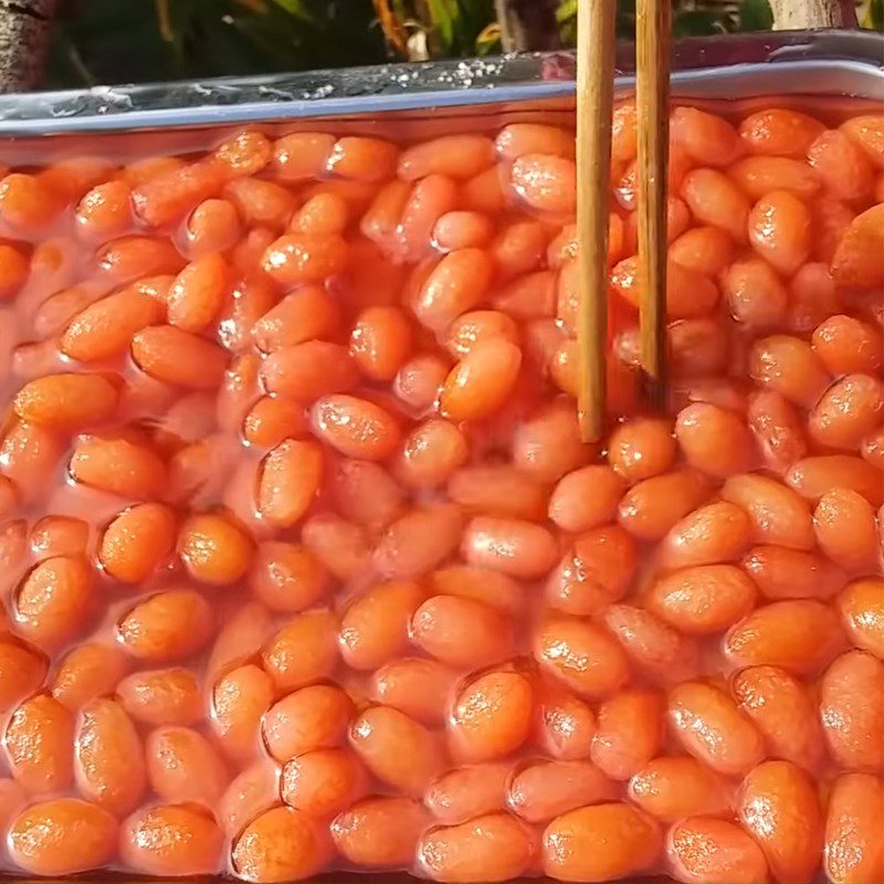 Step 4 Drying the young betel nut candy