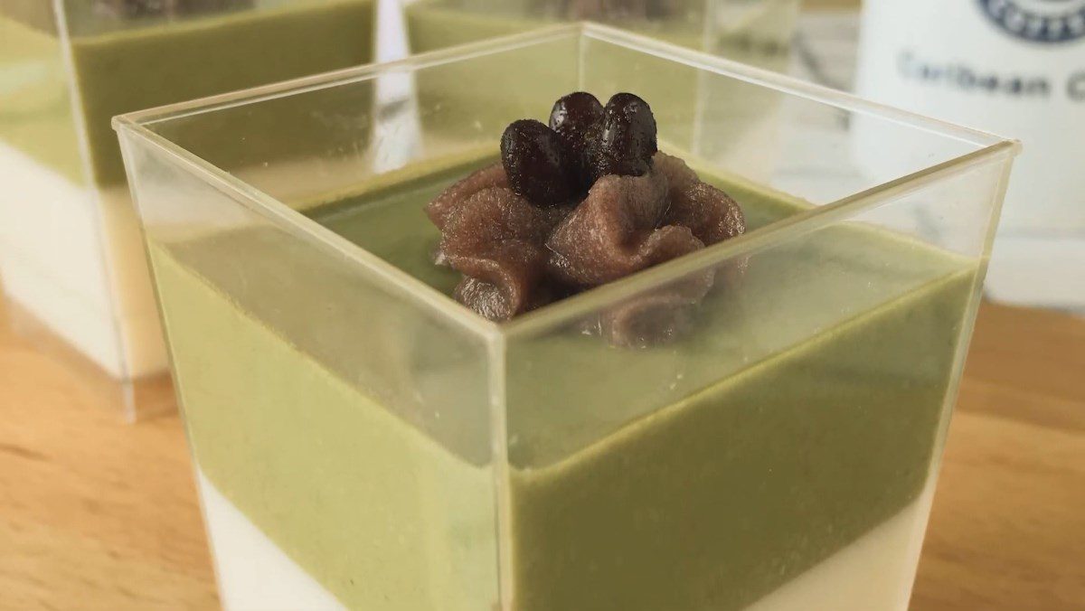 Matcha Tofu Pudding