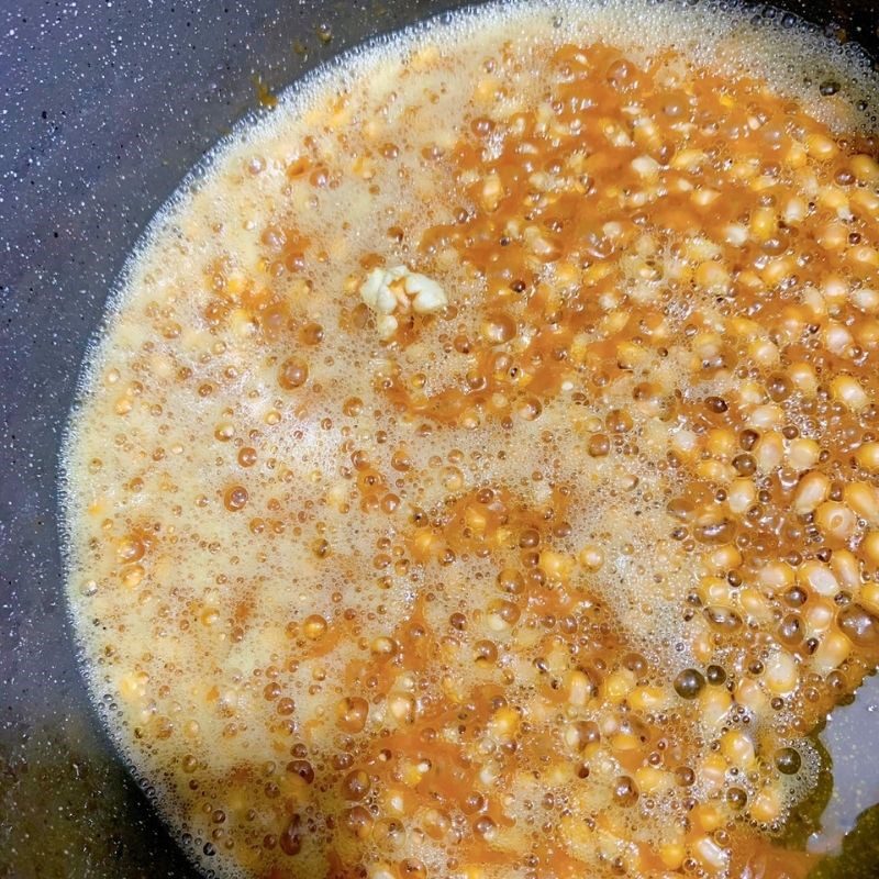 Step 1 Butter popping Milo butter popcorn