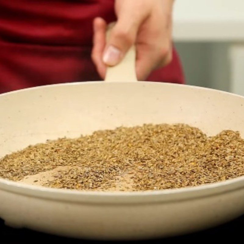 Step 3 Roast the fennel seeds Dried beef balls