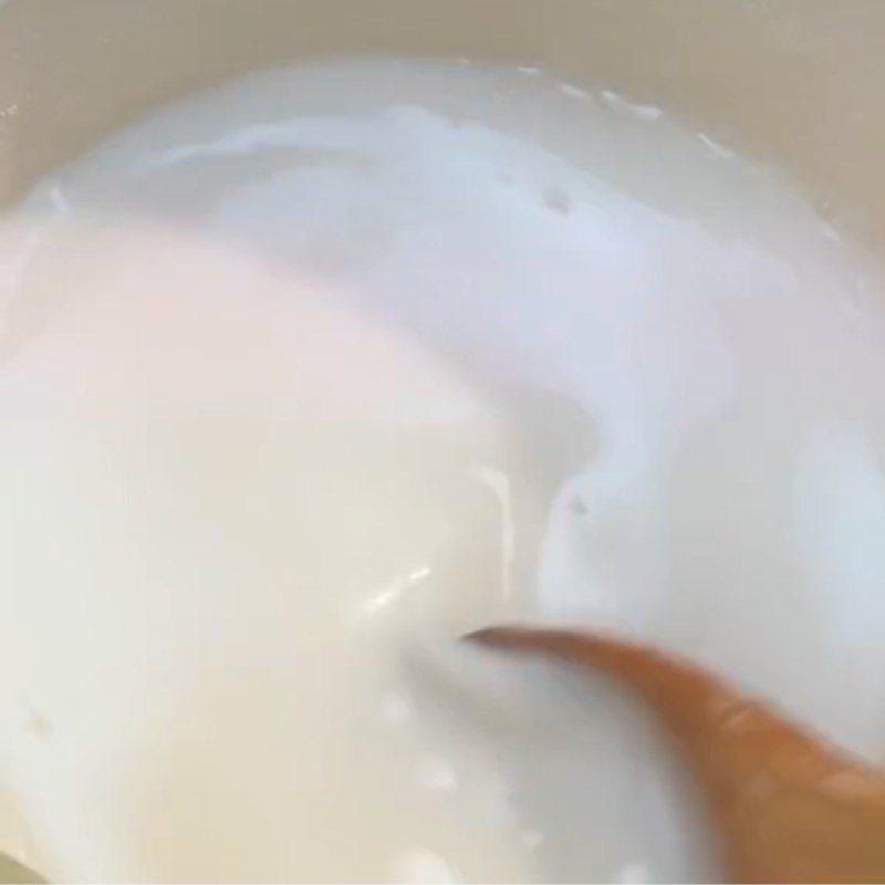 Step 2 Coconut jelly Coconut jelly (Recipe shared from Tiktok Cooking with TasteVN)