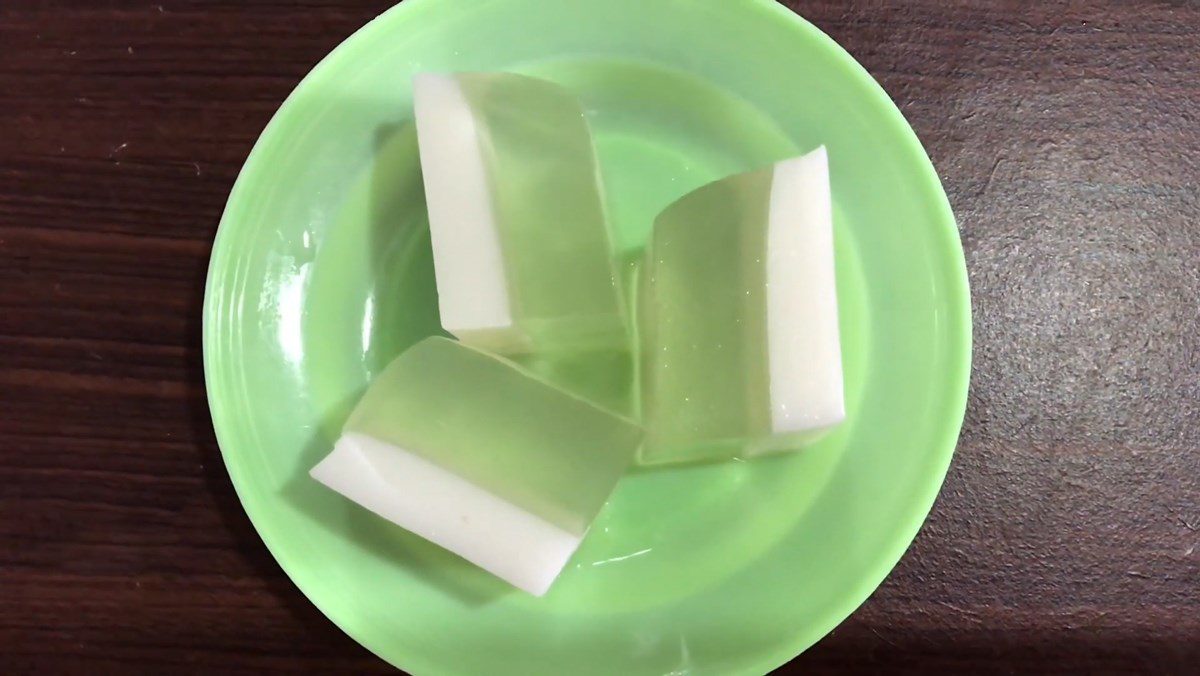 Coconut milk jelly