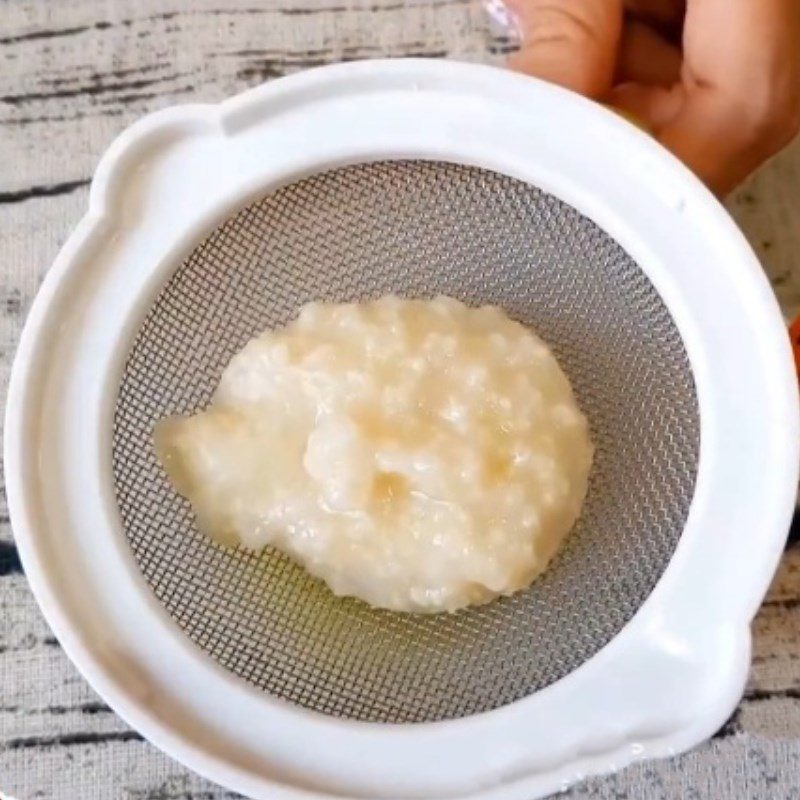 Step 3 Sieve millet for Millet Porridge