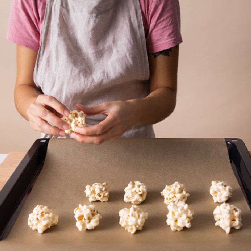 Step 4 Make popcorn balls Marshmallow flavored popcorn