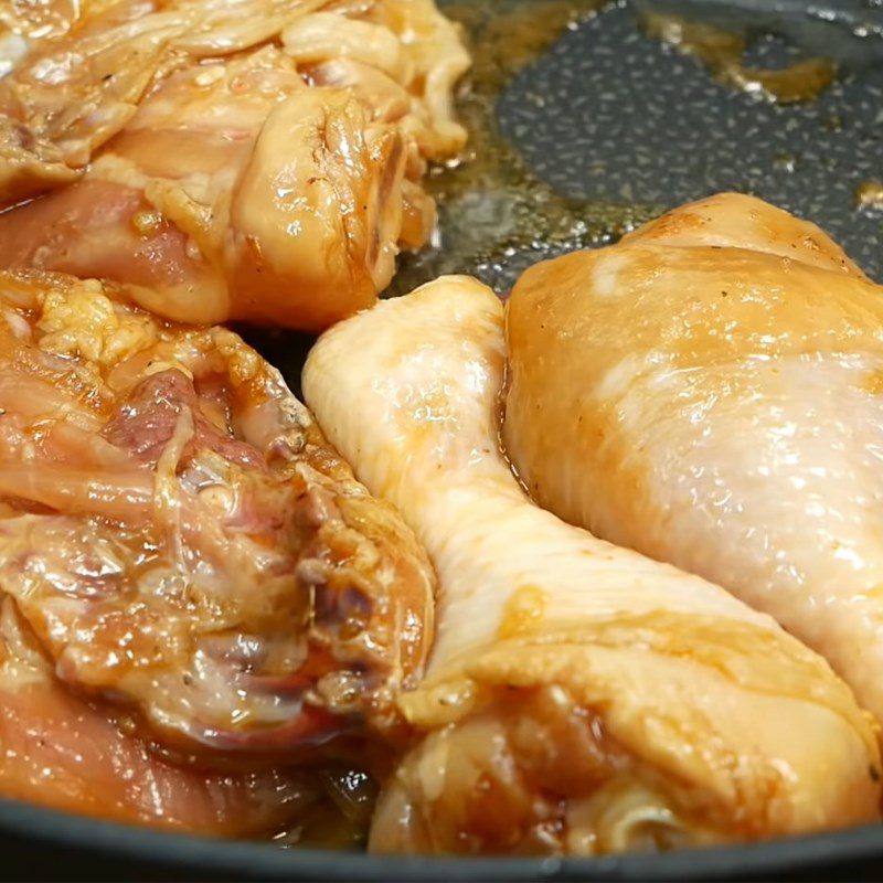 Step 5 Braised Chicken Thighs with Fish Sauce