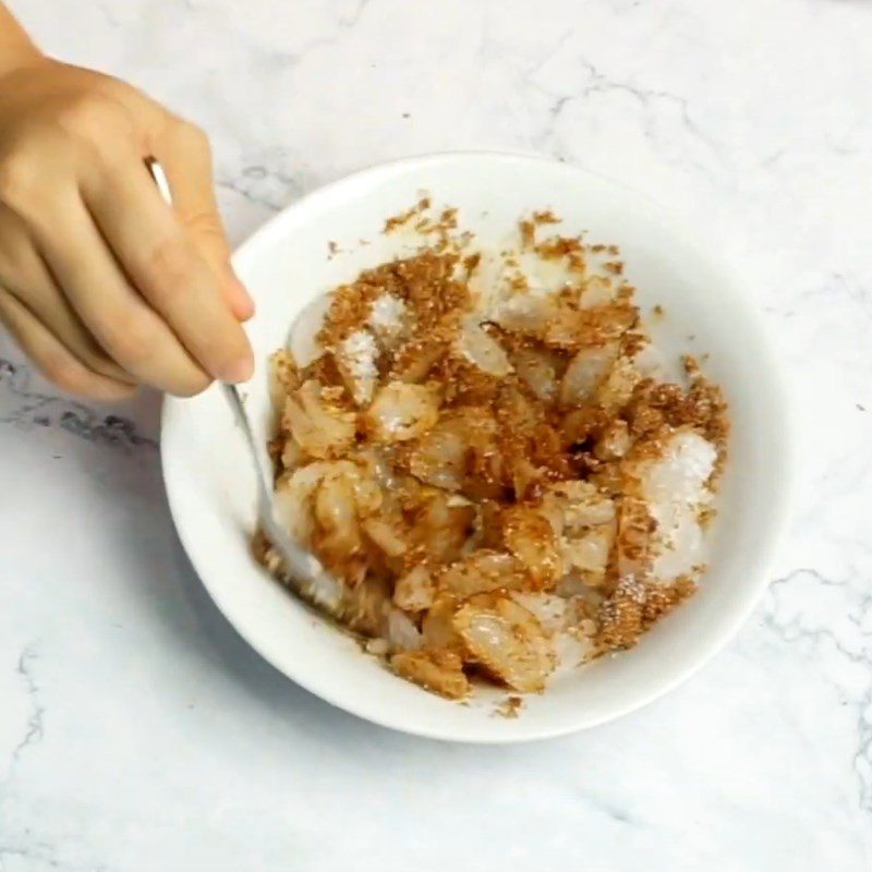 Step 2 Caramelize jackfruit seeds with sugar Fresh milk jackfruit seeds