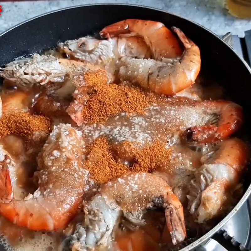 Step 2 Sauté shrimp Sweet and sour shrimp