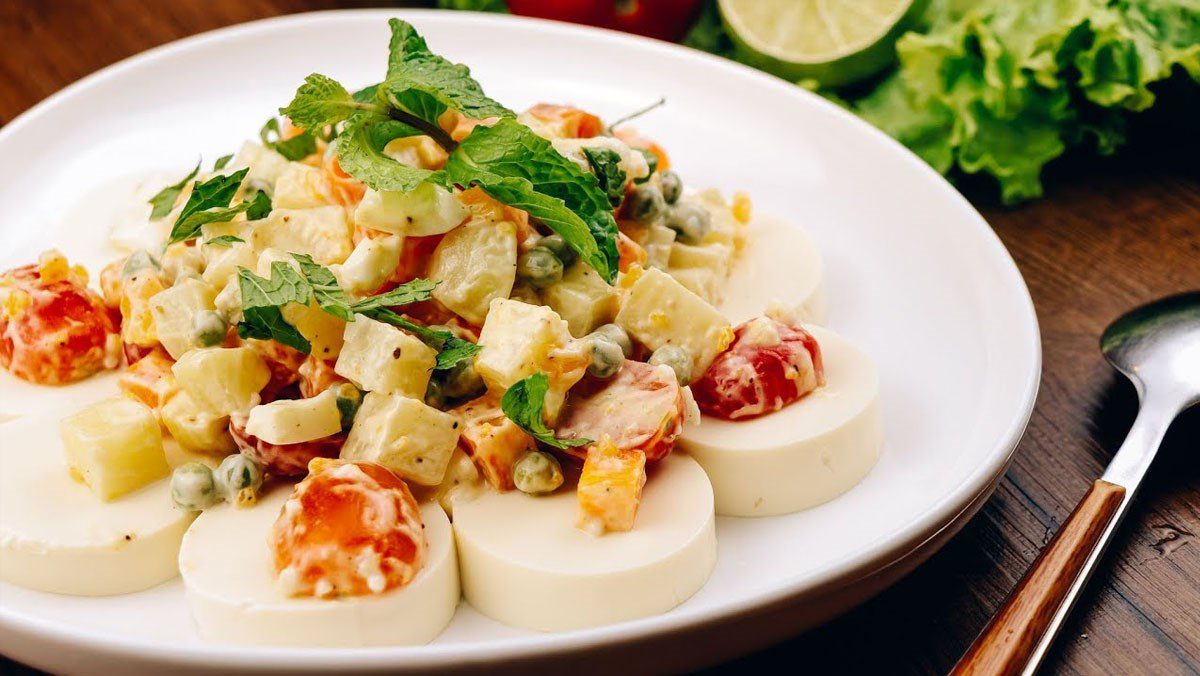 Tofu Salad with Vegetables