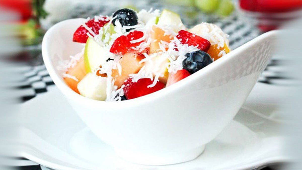 Fruit salad without dressing