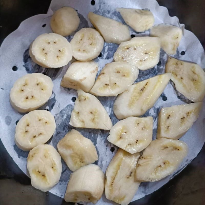 Step 1 Dehydrate the bananas Cinnamon Banana Cookies