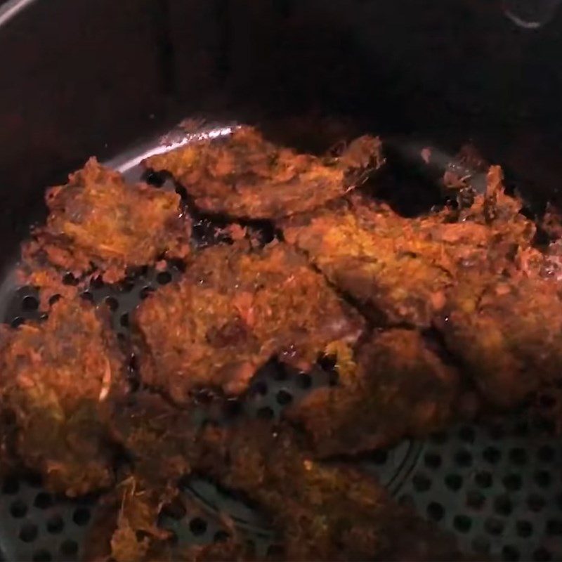 Step 3 Dry the beef using an air fryer Make dried beef pieces using an air fryer