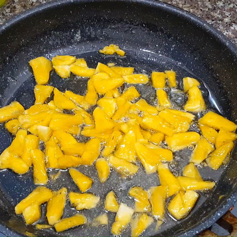 Step 2 Sauté pineapple and blend it for pineapple jelly