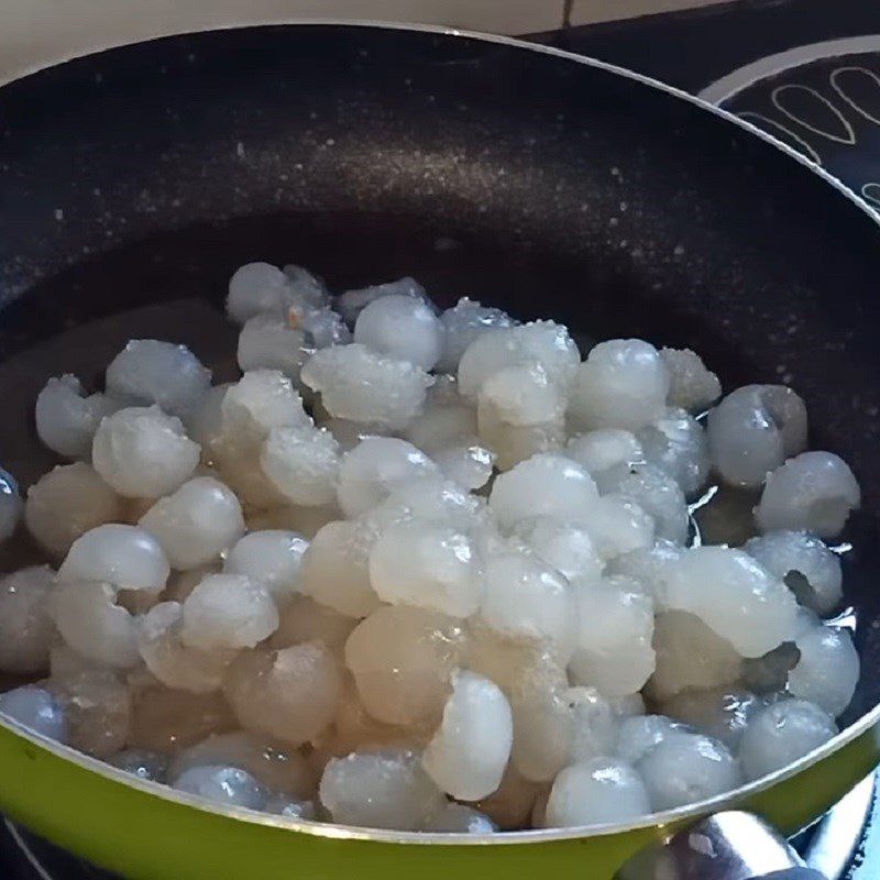 Step 4 Making Jam Chewy Lychee Jam