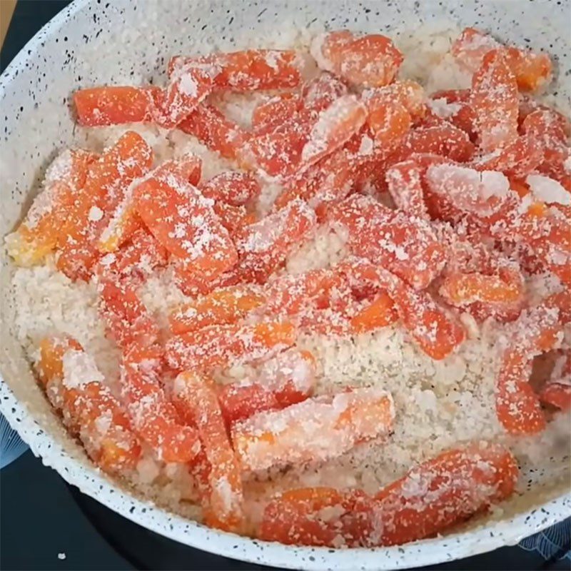 Step 3 Cook the jam Ripe papaya jam