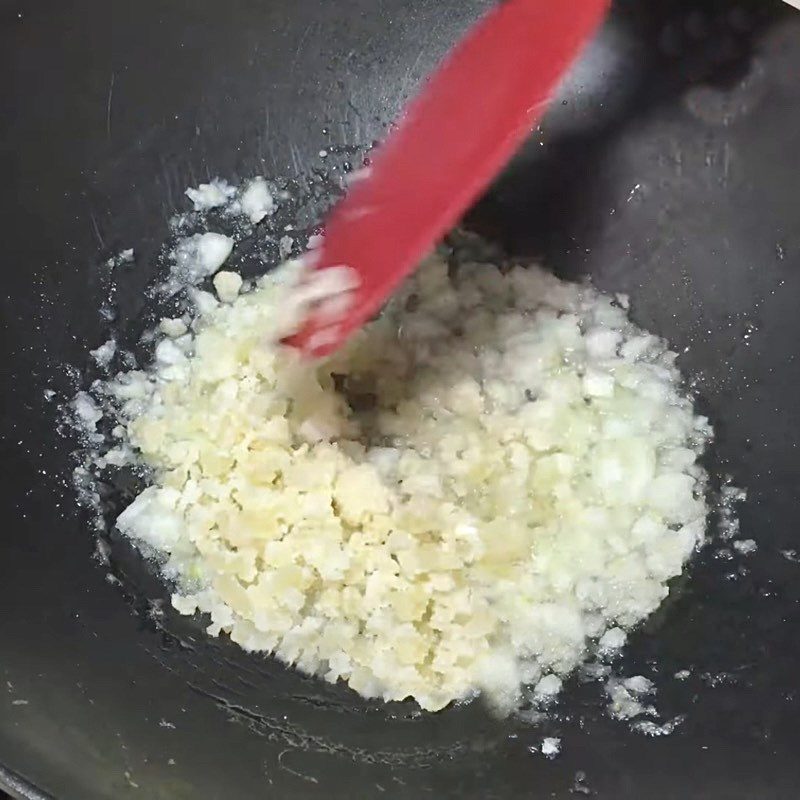 Step 1 Cooking the Winter Melon Filling for Bánh bà xã