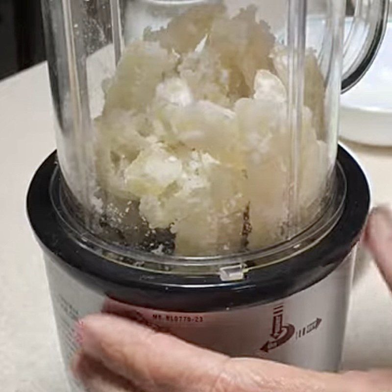 Step 1 Cooking the Winter Melon Filling for Bánh bà xã