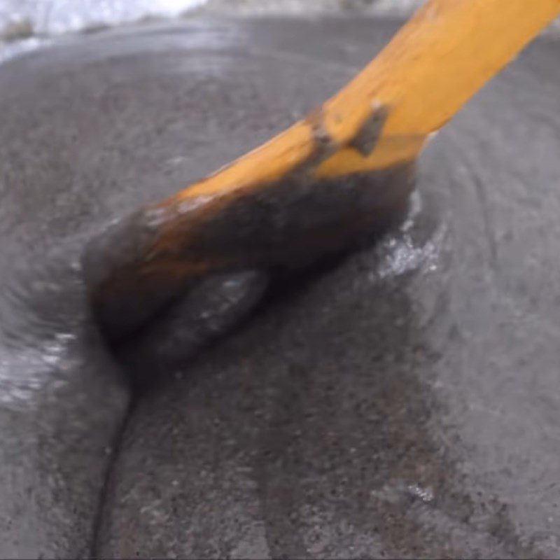 Step 2 Cook the black sesame filling for Mooncake with Black Sesame and Salted Egg Yolk