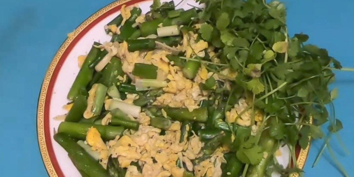 simple nutritious stir fried mango with egg recipe 14459