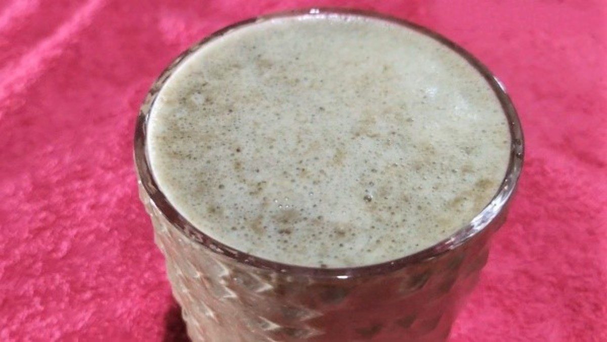 Chia seed coffee smoothie