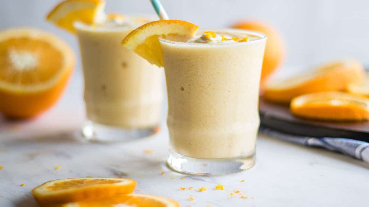 Orange dream protein smoothie