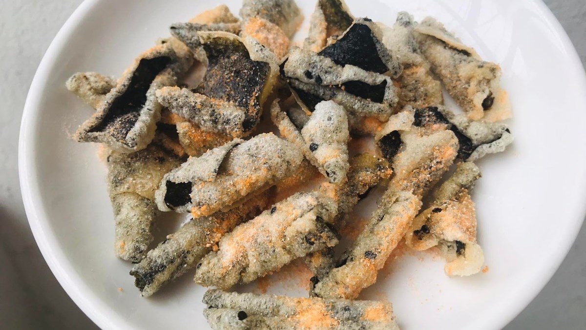 Cheese powder seaweed snack (recipe shared by user)