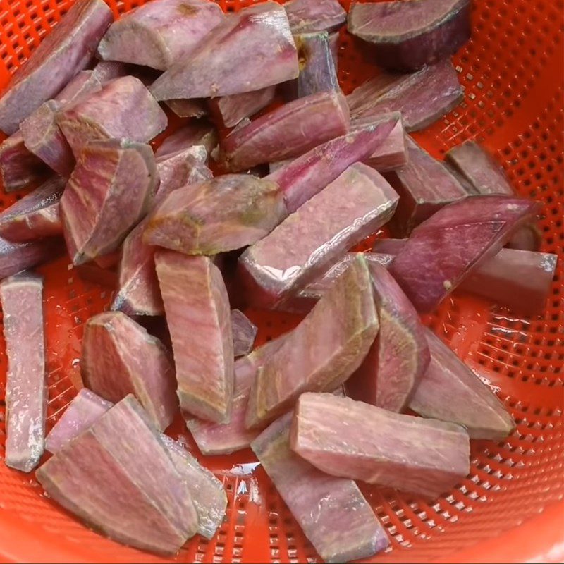 Step 1 Preparing sweet potatoes Purple sweet potato jam