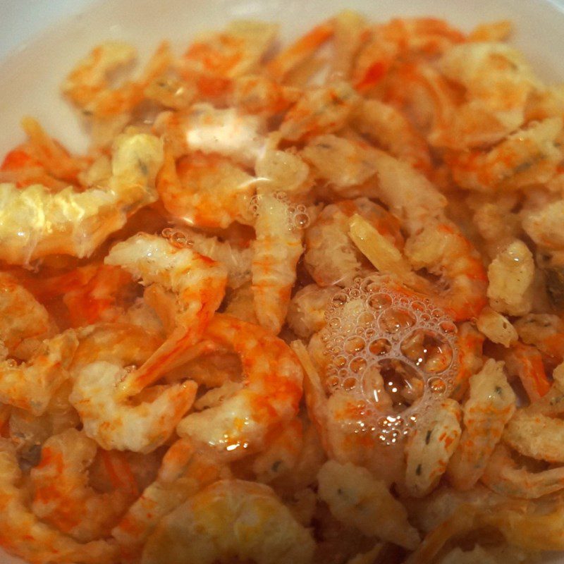 Step 1 Prepare the Ingredients for Water Spinach Soup with Dried Shrimp (Recipe shared by a user)