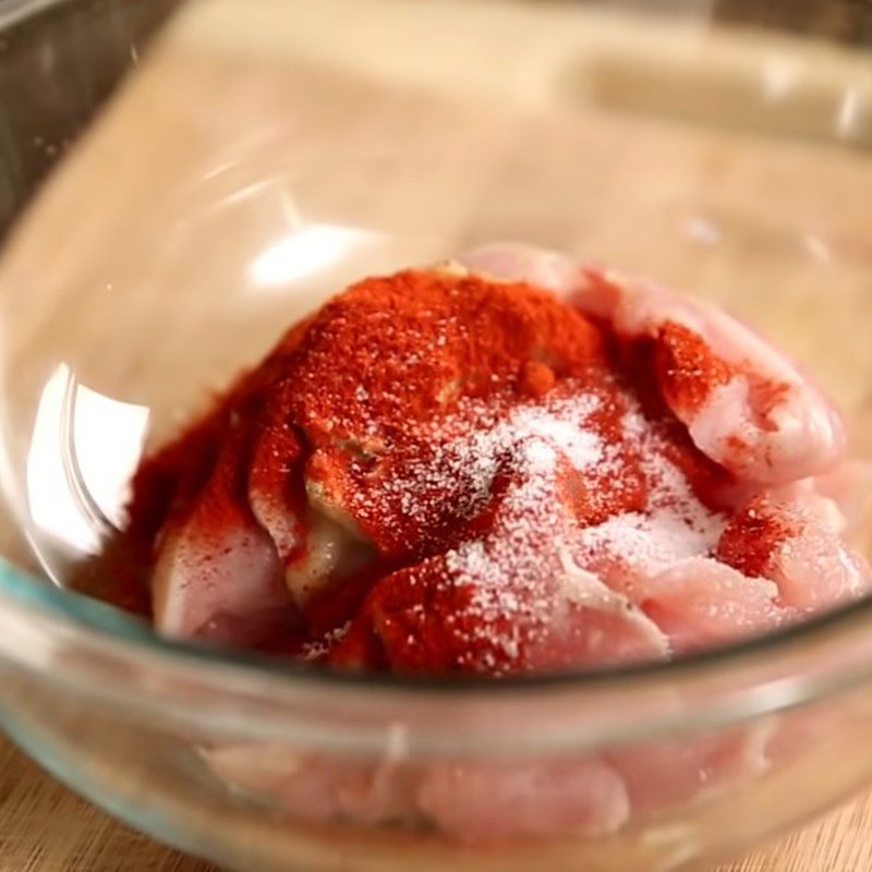 Step 2 Prepare and Marinate Chicken Breast for Indian Chicken Curry with Butter Sauce