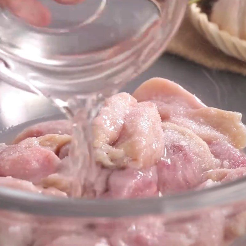 Step 1 Prepare the basa fish intestines Fried basa fish intestines with garlic and chili