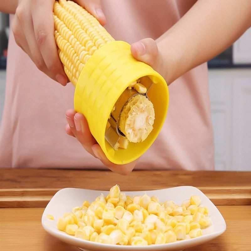 Step 2 Prepare the corn for coconut cream corn pudding