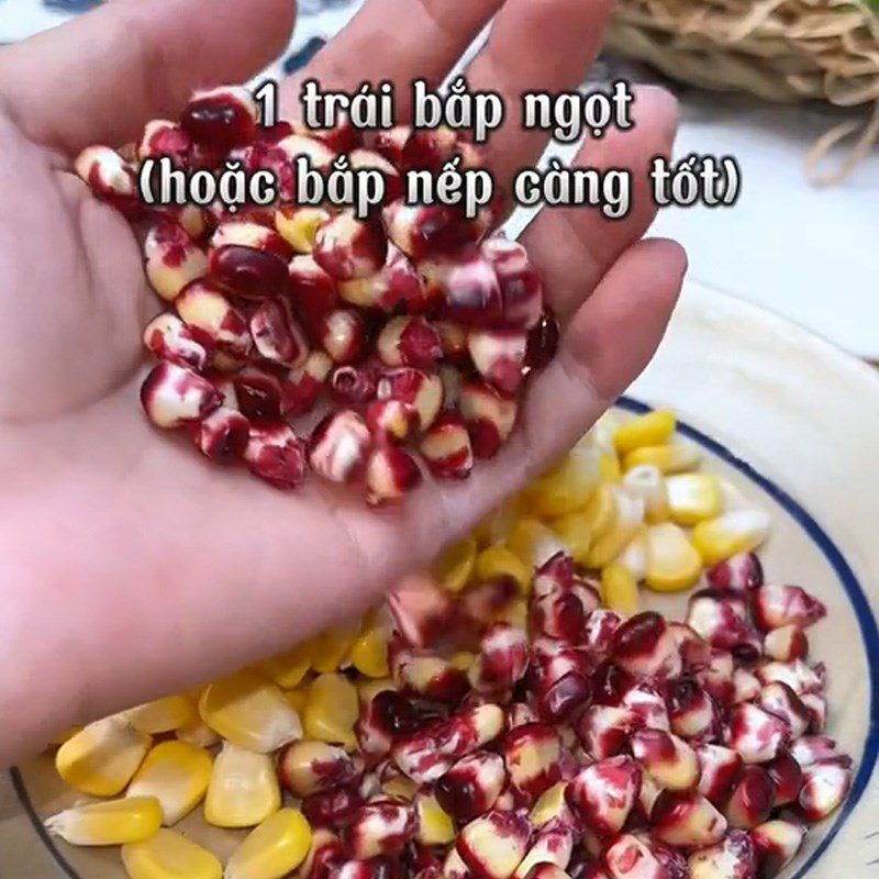 Step 1 Prepare the corn for Corn Spring Rolls (recipe shared from Tiktok Let's Cook with TasteVN)