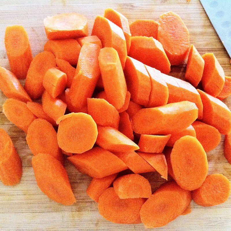 Step 2 Prepare corn and carrots for Beef Meatball Soup with Vegetables