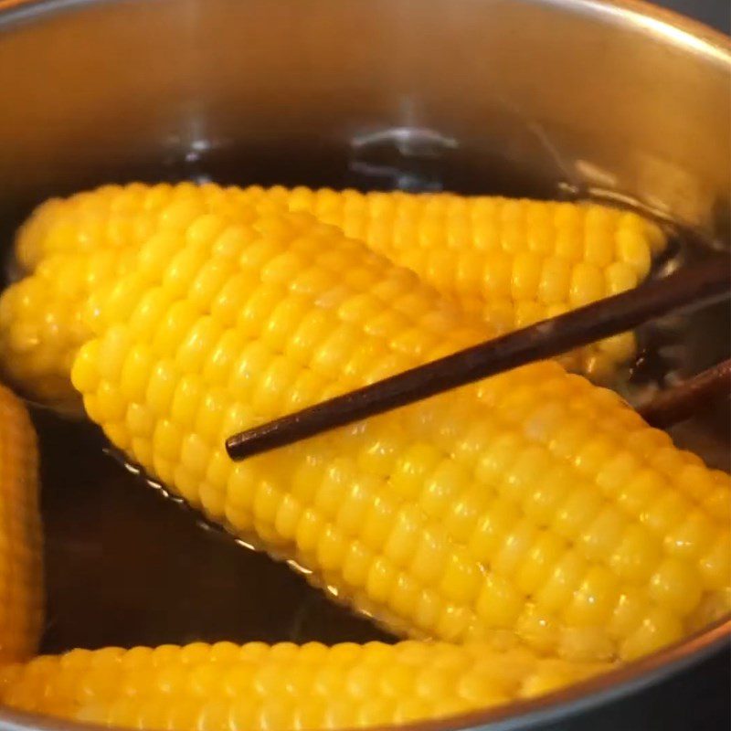 Step 1 Prepare the corn Corn Cake