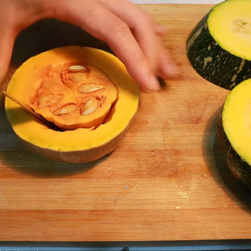 Step 1 Prepare the pumpkin Fried Pumpkin with Meat