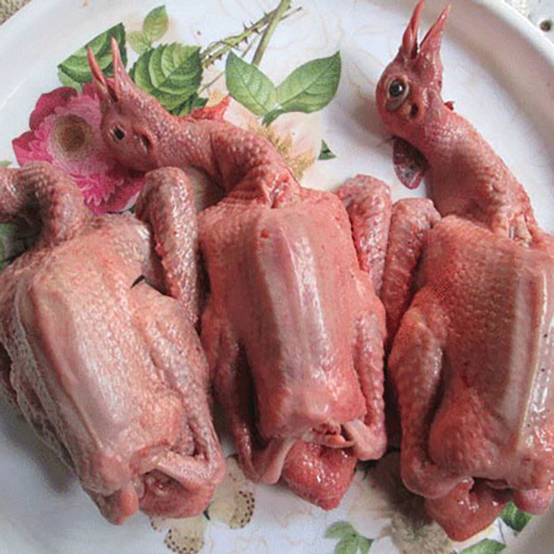 Step 1 Preparing the pigeon Roasted Five-Spice Pigeon with Oil