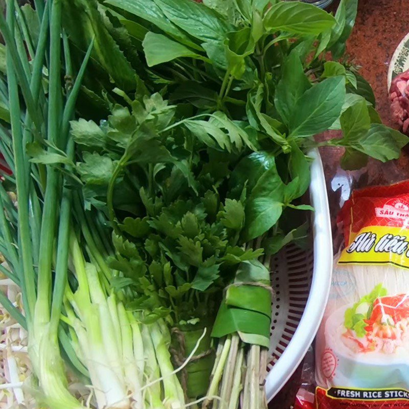 Step 1 Prepare the beef and other ingredients for Beef Ball Noodle Soup with Beef Brisket