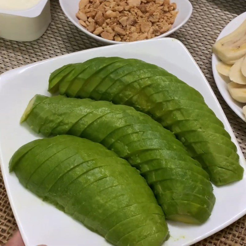 Step 1 Prepare avocado and banana for Avocado Banana Ice Cream