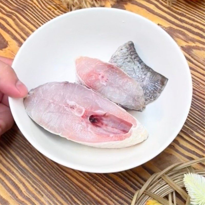 Step 1 Prepare the barramundi Grilled Barramundi with Fermented Rice