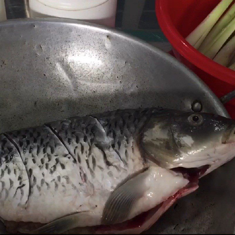 Step 1 Prepare the carp Grilled Carp in Foil