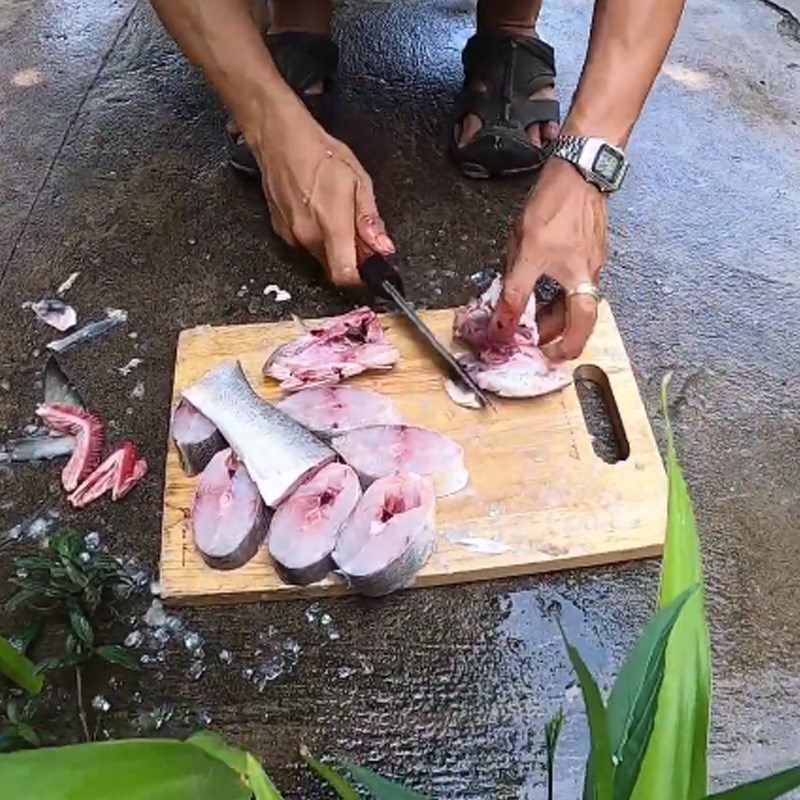 Step 1 Prepare the snakehead fish Braised snakehead fish with pepper