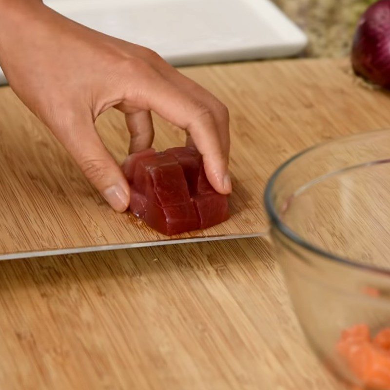 Step 1 Prepare salmon Salmon salad