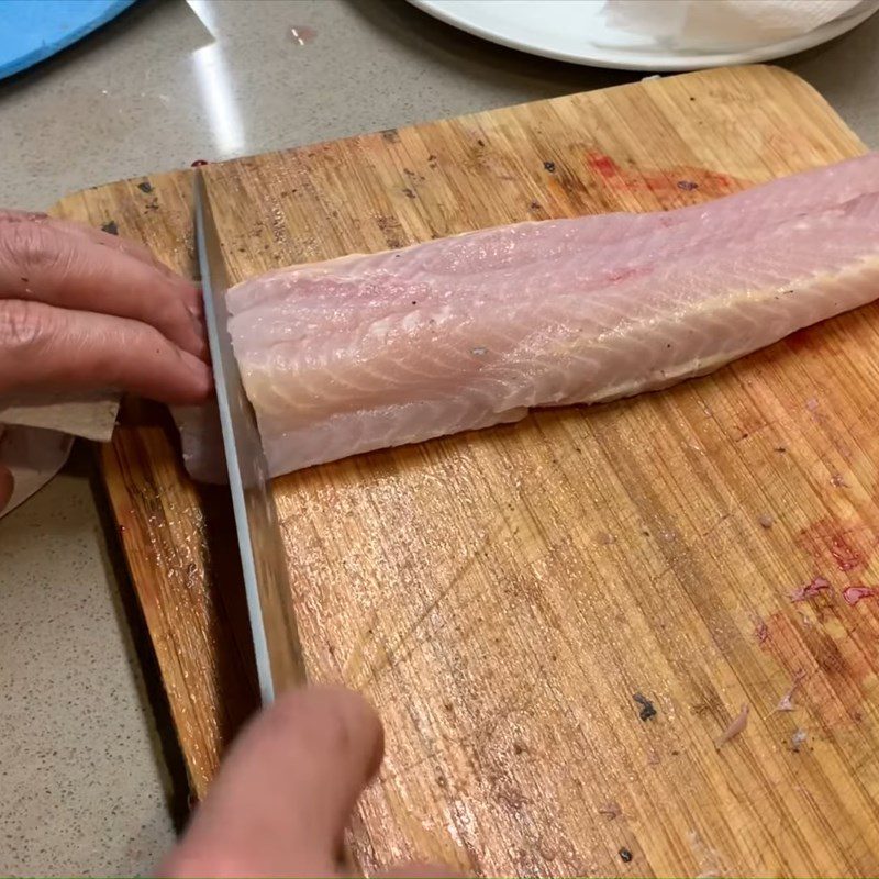 Step 1 Preparing sturgeon Sturgeon salad