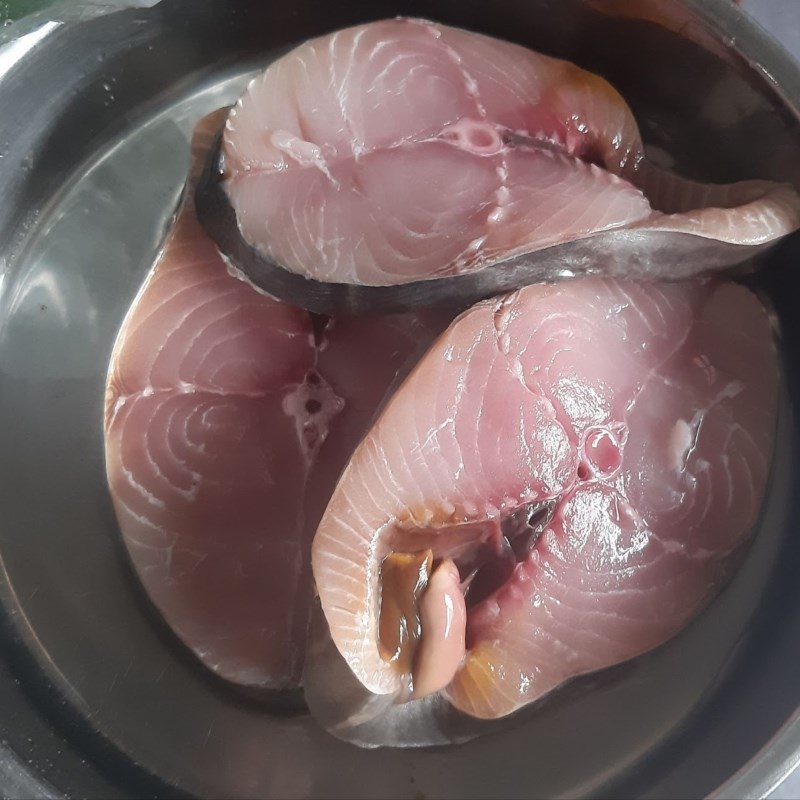 Step 1 Prepare mackerel Fried mackerel with fish sauce