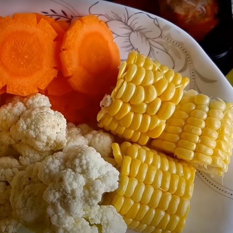 Step 1 Prepare the vegetables for Spicy Vegan Kimchi Noodles