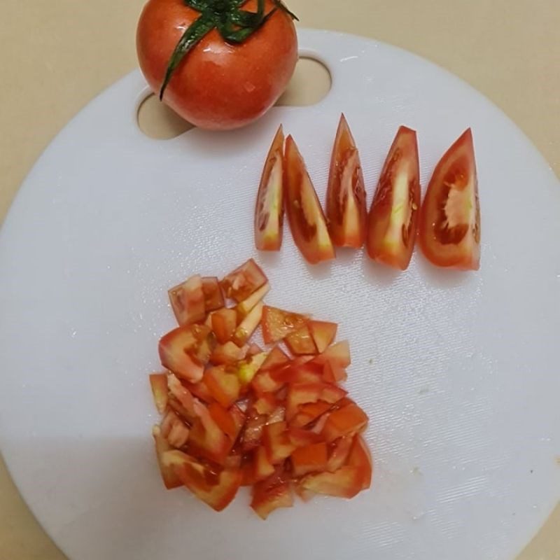 Step 1 Prepare the ingredients for Soft Tofu with Tomato Sauce