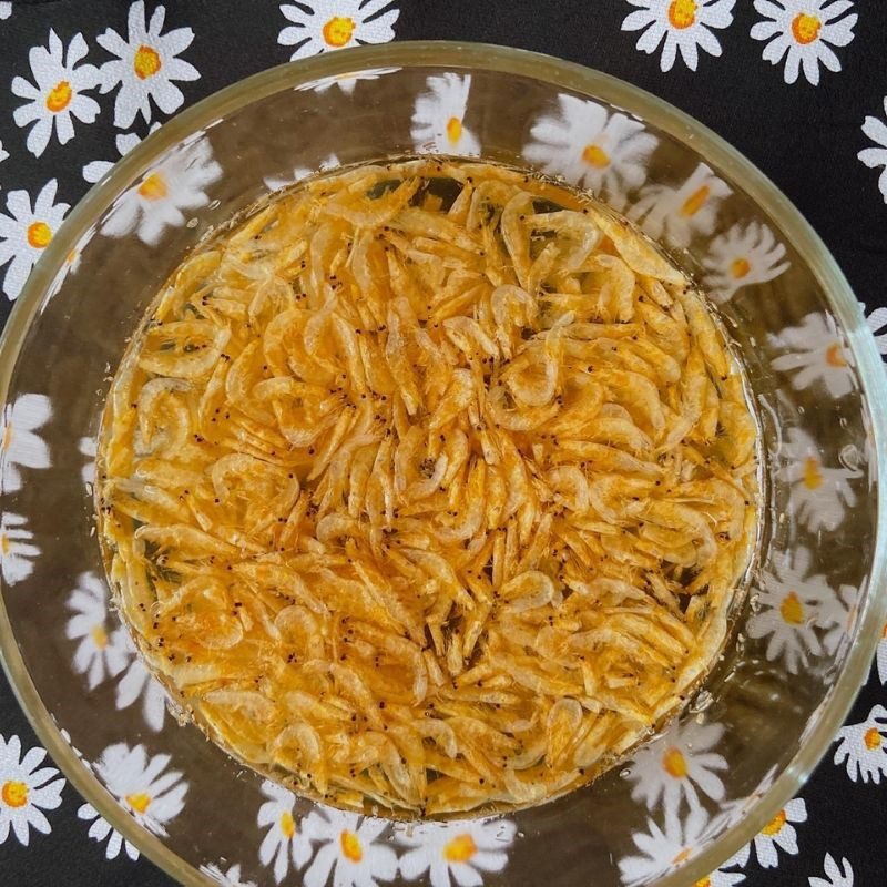 Step 1 Prepare the ingredients for Squash Soup with Dried Shrimp