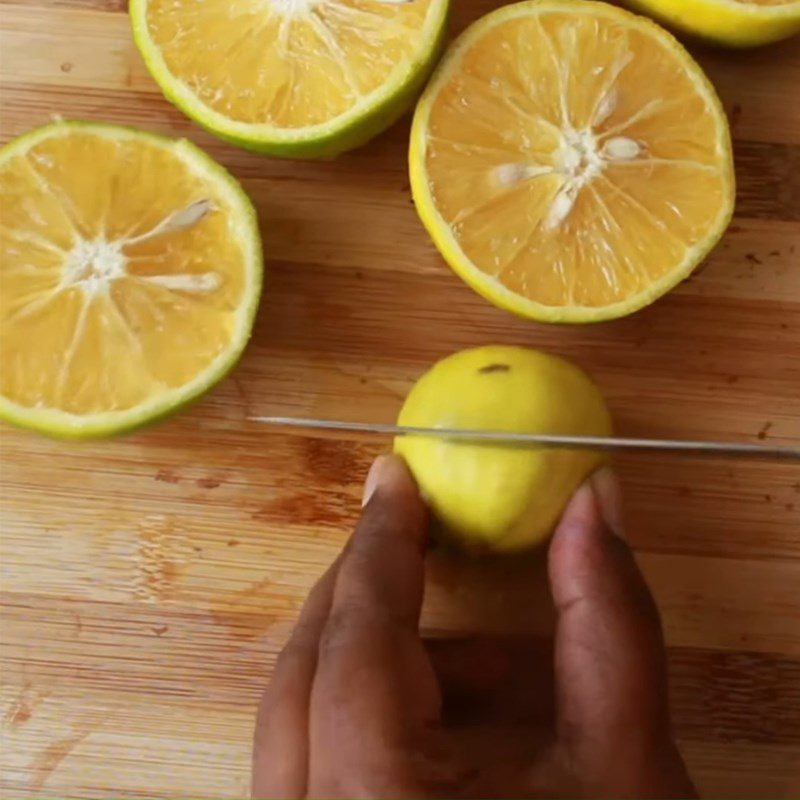 Step 2 Prepare the ingredients Chia Seed Orange Lemon Juice