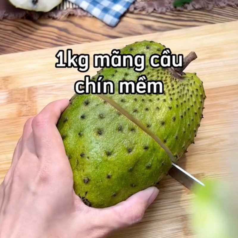 Step 1 Prepare the ingredients How to make Custard Apple Tea