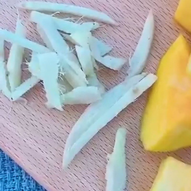 Step 1 Prepare the ingredients for Vegetarian Pumpkin Stew with Peanuts